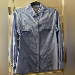 Button down pinstripe shirt- Banana Republic